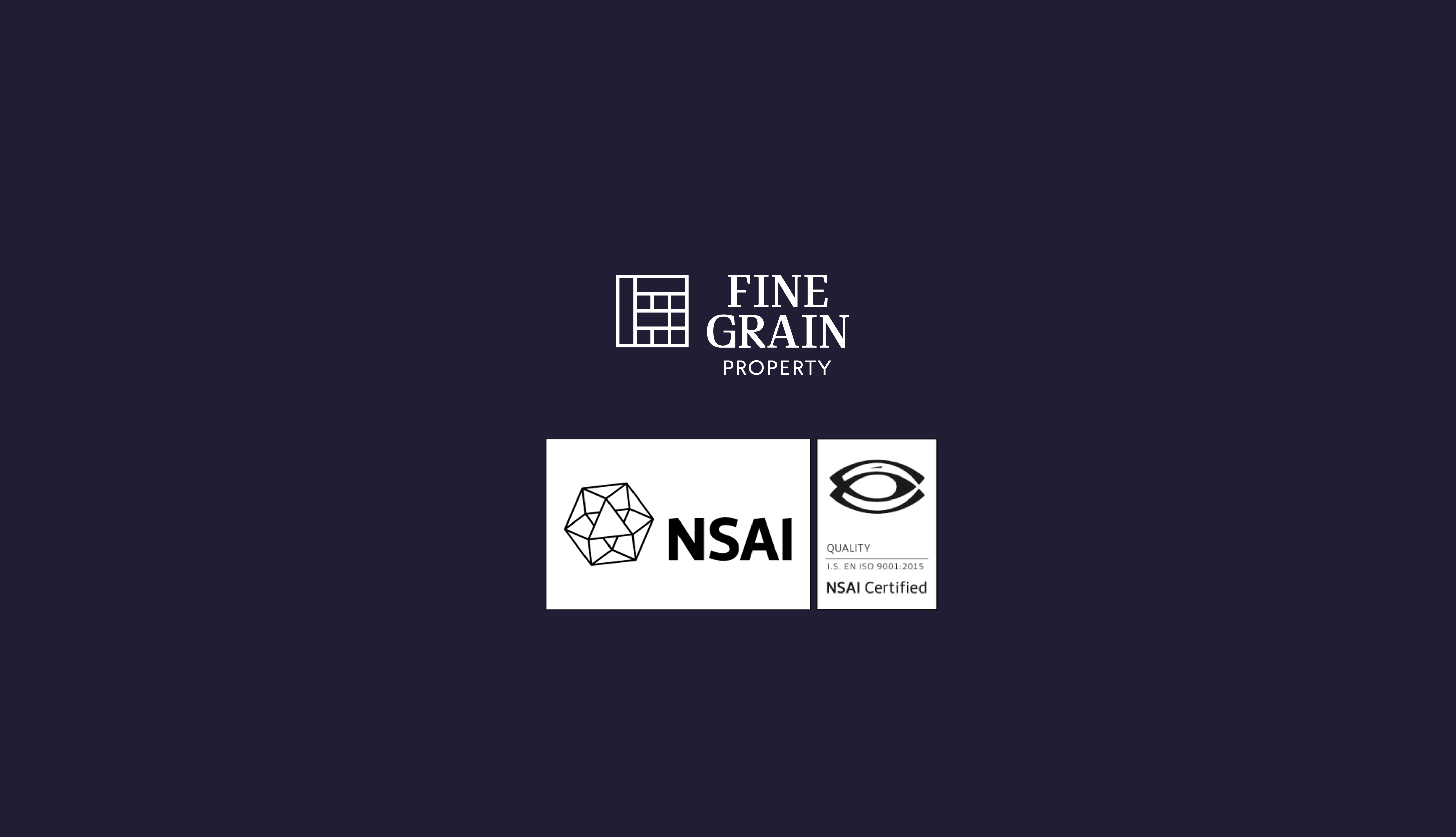 FG NSAI ISO 9001 banner